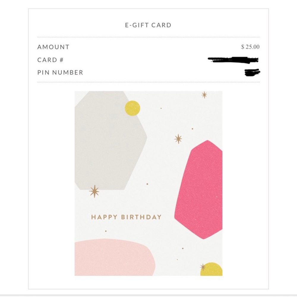 Kendra Scott e-gift card $25